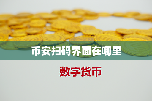 币安扫码界面在哪里