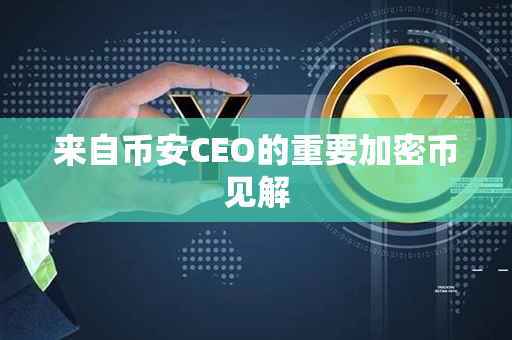 来自币安CEO的重要加密币见解