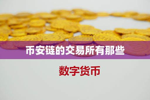 币安链的交易所有那些